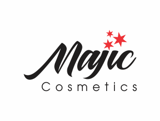 MAJIC Cosmetics  logo design by up2date