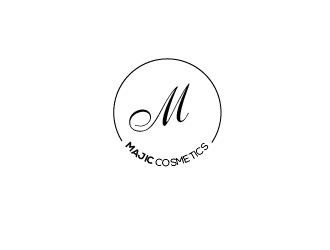 MAJIC Cosmetics  logo design by grea8design