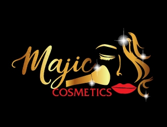 MAJIC Cosmetics  logo design by AamirKhan