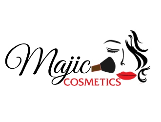 MAJIC Cosmetics  logo design by AamirKhan