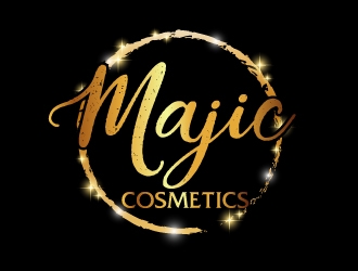 MAJIC Cosmetics  logo design by AamirKhan