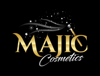 MAJIC Cosmetics  logo design by ekitessar