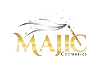 MAJIC Cosmetics  logo design by ekitessar