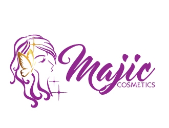 MAJIC Cosmetics  logo design by AamirKhan