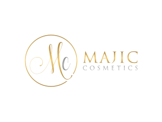 MAJIC Cosmetics  logo design by bricton