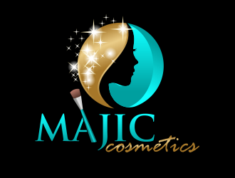 MAJIC Cosmetics  logo design by serprimero