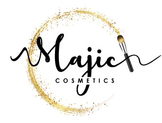 MAJIC Cosmetics  logo design by REDCROW