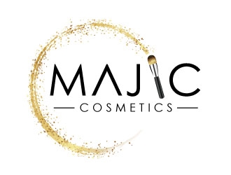 MAJIC Cosmetics  logo design by REDCROW