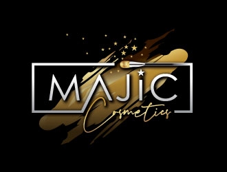 MAJIC Cosmetics  logo design by REDCROW