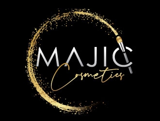 MAJIC Cosmetics  logo design by REDCROW