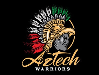 Aztech Warriors logo design - 48hourslogo.com