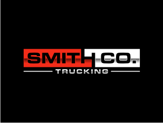 Smith Co. Trucking logo design by johana