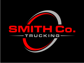 Smith Co. Trucking logo design by puthreeone