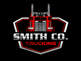 Smith Co. Trucking logo design by 3Dlogos
