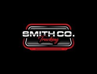 Smith Co. Trucking logo design by wongndeso