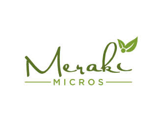 Meraki Micros logo design by puthreeone