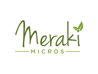 Meraki Micros logo design by puthreeone