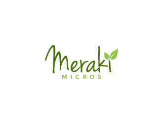 Meraki Micros logo design by aryamaity