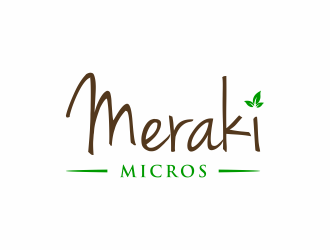 Meraki Micros logo design by menanagan
