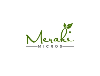 Meraki Micros logo design by aryamaity