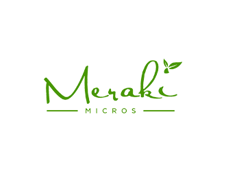 Meraki Micros logo design by jancok