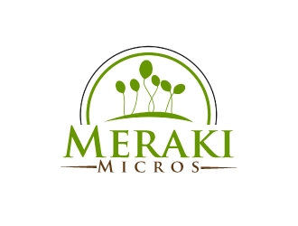 Meraki Micros logo design by AamirKhan