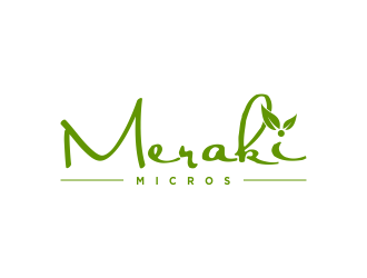 Meraki Micros logo design by cahyobragas