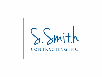 S.Smith Contracting Inc. logo design by menanagan