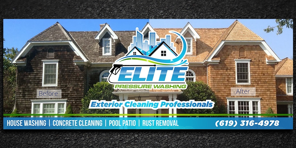 Elite Pressure Washing Digital Design 48hourslogo