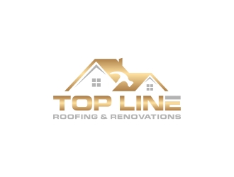 Top Line Roofing & Renovations logo design by CreativeKiller
