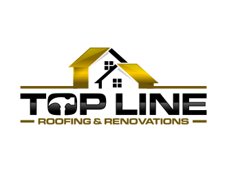 Top Line Roofing & Renovations logo design by ingepro