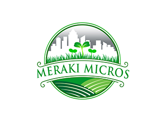 Meraki Micros logo design by 3Dlogos