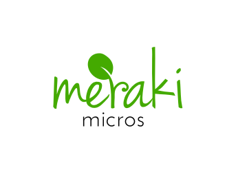 Meraki Micros logo design by Rossee