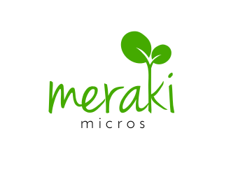 Meraki Micros logo design by Rossee