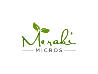 Meraki Micros logo design by akhi