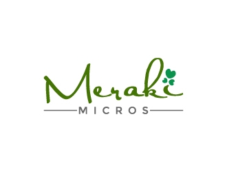 Meraki Micros logo design by aryamaity