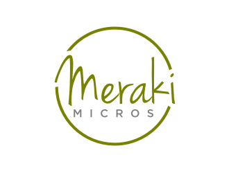 Meraki Micros logo design by bricton