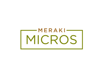 Meraki Micros logo design by bricton