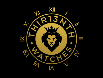 Thir13nth Watches logo design by artery