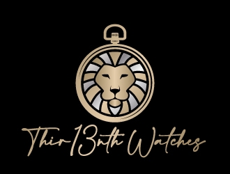 Thir13nth Watches logo design by jaize