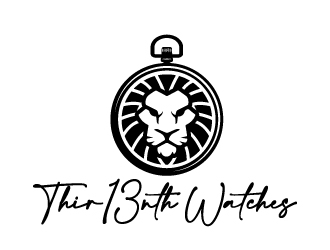 Thir13nth Watches logo design by jaize
