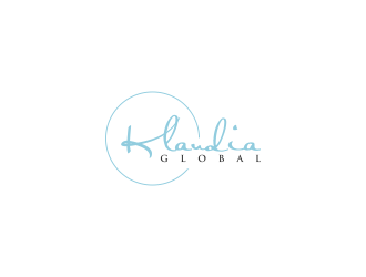 Klaudia Global logo design by haidar