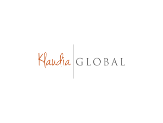 Klaudia Global logo design by haidar