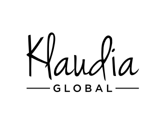 Klaudia Global logo design by puthreeone