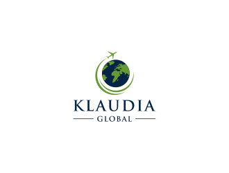 Klaudia Global logo design by haidar
