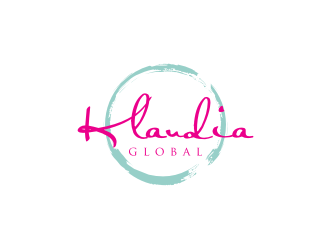 Klaudia Global logo design by sodimejo