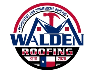 Walden Roofing logo design by DreamLogoDesign