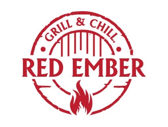 Red Ember logo design by MonkDesign