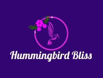 Hummingbird Bliss logo design by AamirKhan
