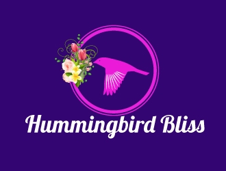 Hummingbird Bliss logo design by AamirKhan